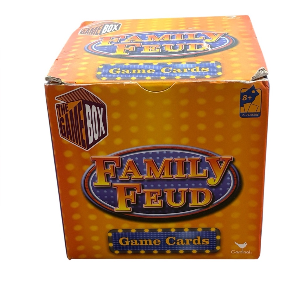 This is the Family Feud Trivia Box
Card Game